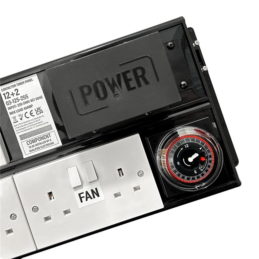 12+2 contactor timer panel