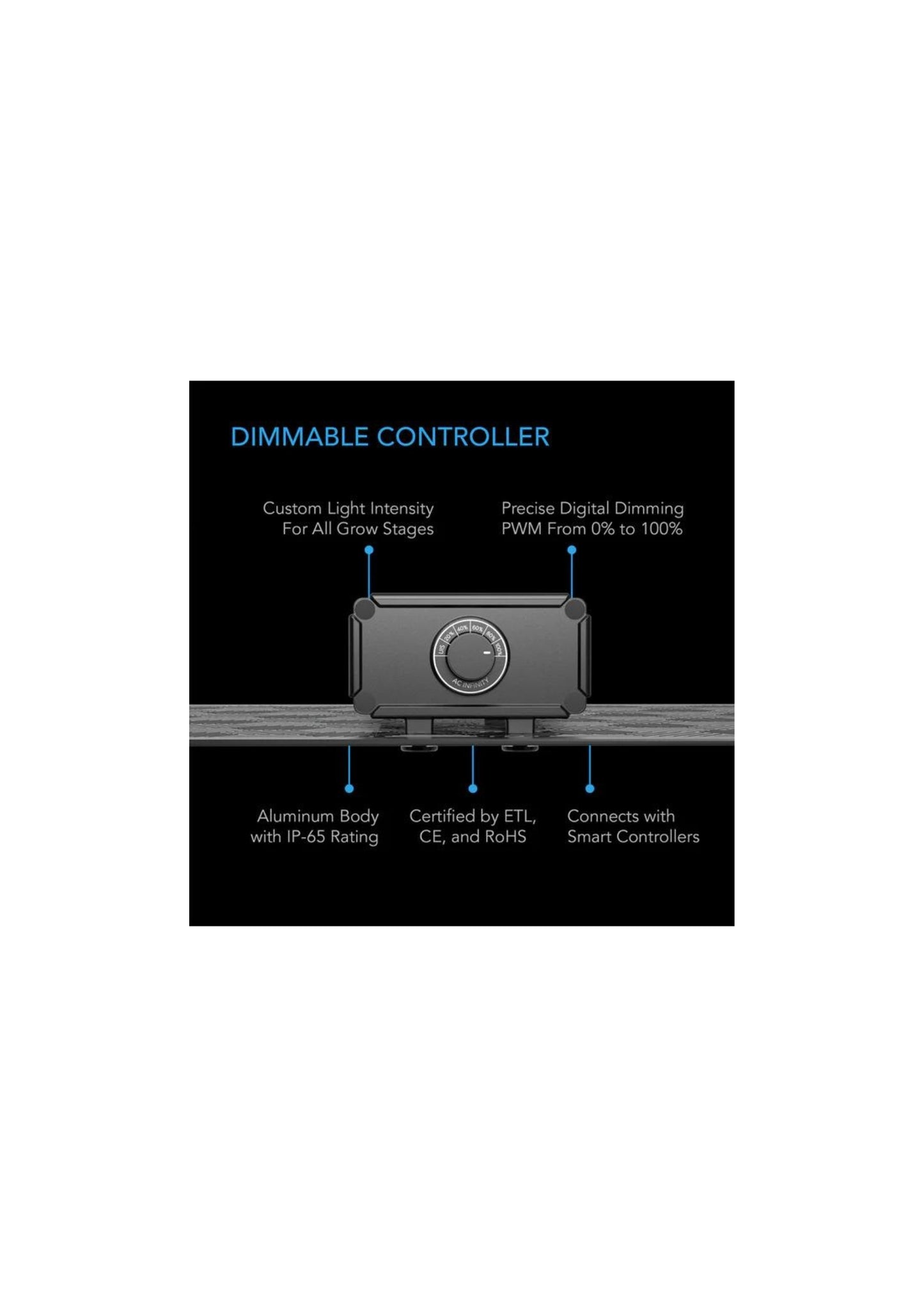 AC Infinity Ionboard S22 Full Spectrum LED Grow Light 100w
