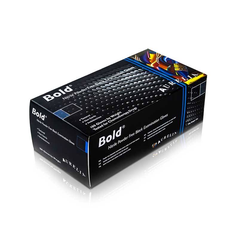 Black Nitrile Gloves