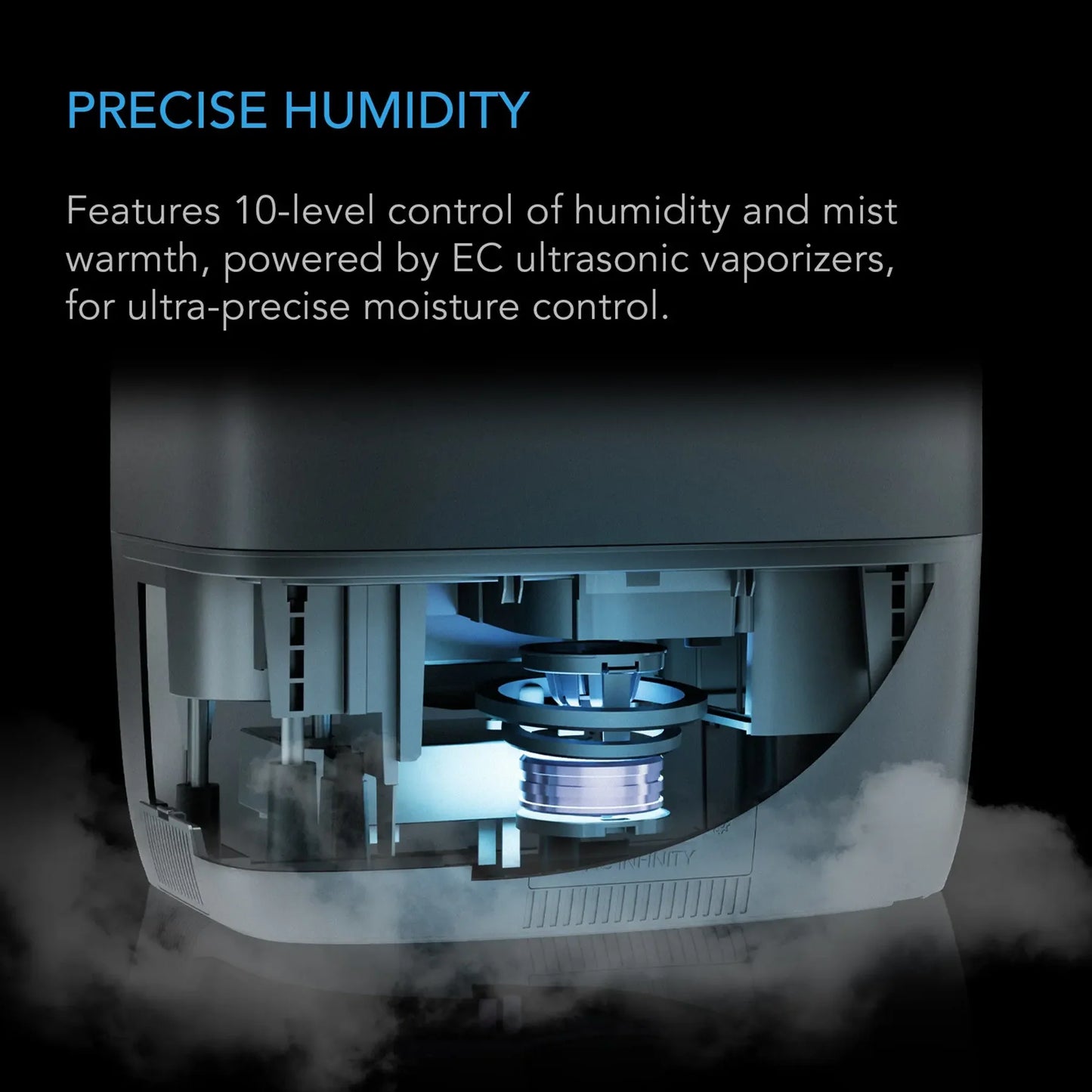 Cloudforge T5, Environmental Plant Humidifier, 9L, Smart Controls, Targeted Cool and Warm Vaporizing