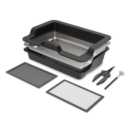 Large Trim Tray System | 3-Tray, 2-Screen Ergonomic Kit