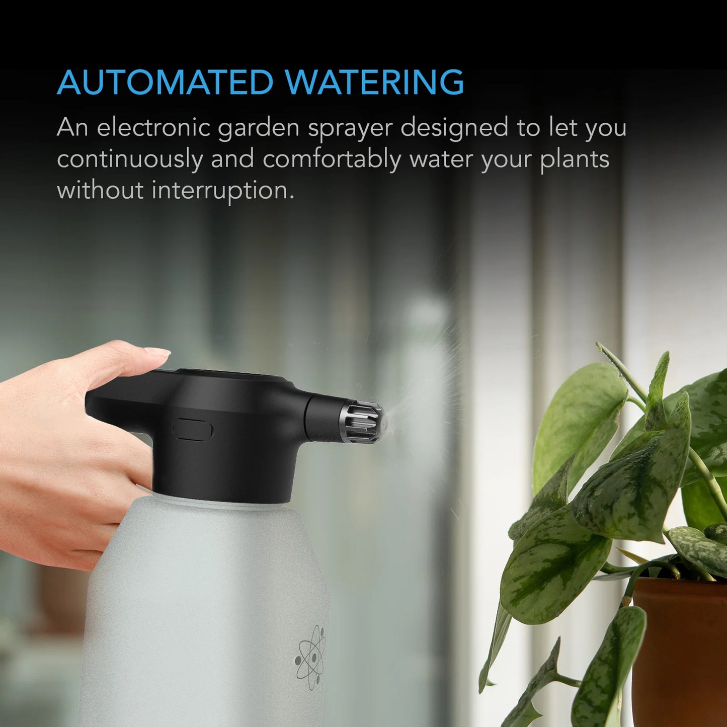 AC Infinity Automatic Water Sprayer 2L Electric Mister, Frost