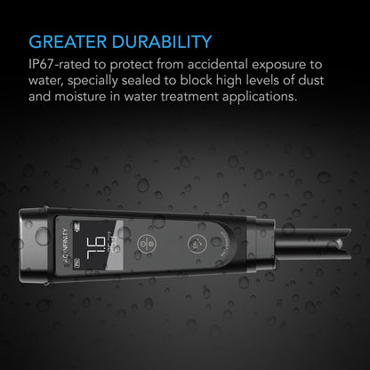 AC Infinity Hydroponic Meter Pro Kit, All-In-One PH Pen, Interchangeable Probe