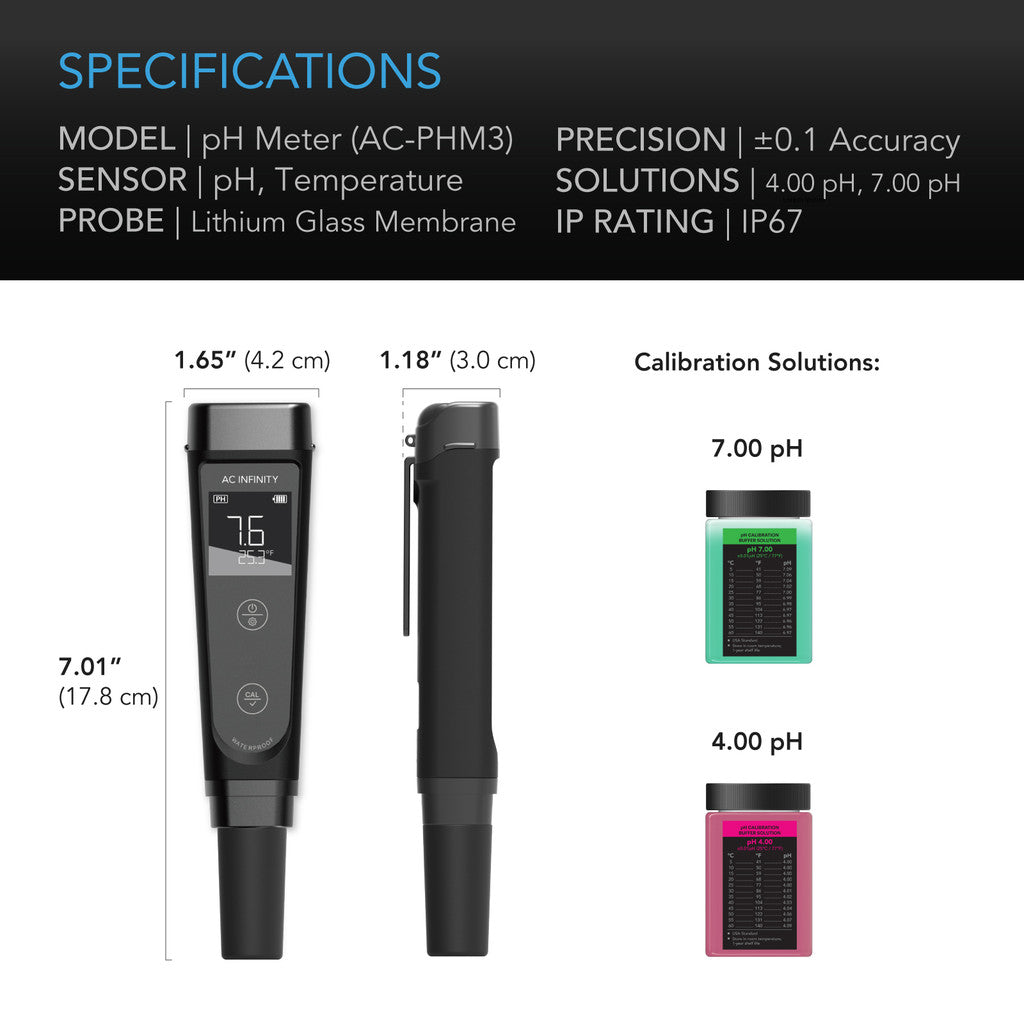 AC Infinity Ph Pen Kit For Water