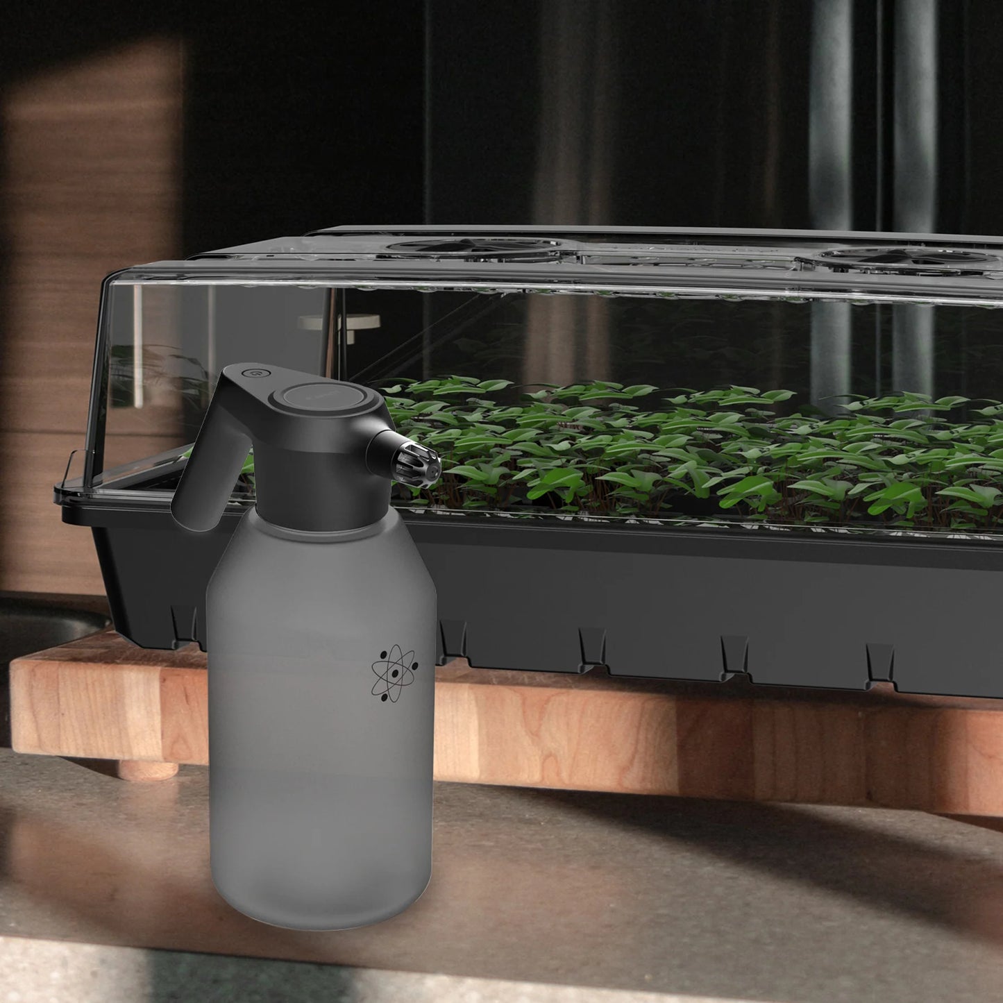AC Infinity Automatic Water Sprayer 2L Electric Mister, Graphite