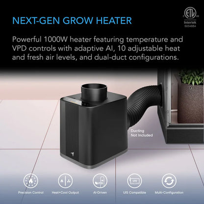 THERMOFORGE T7 1000W Plant Heater with AI Control